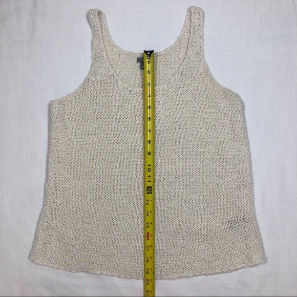 American Eagle | Cream Knit Tank Top Sz Med - Picture 3 of 7